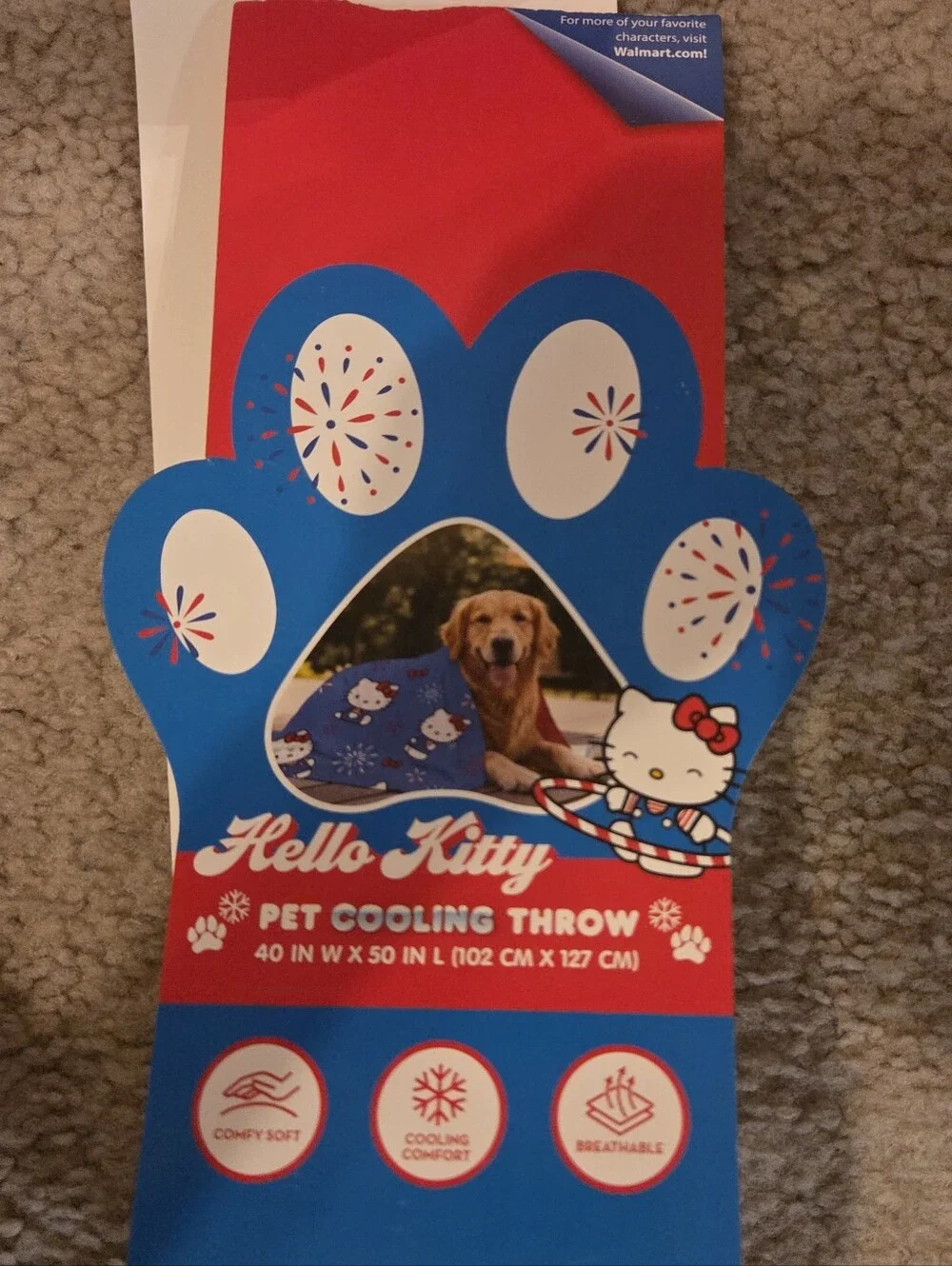 Pet Bundle Hello Kitty Pet Throw and A Cooling Pad